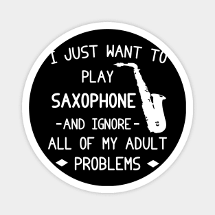 Saxophone Serenade to Escape! Funny Tee & Hoodie Magnet